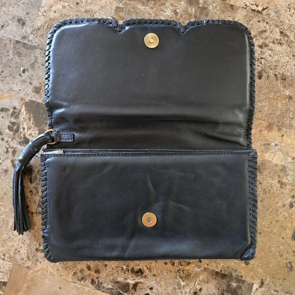 Jack Rogers “Lawn Party” Leather Clutch - Picture 2 of 16